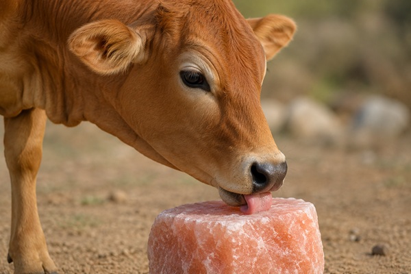 animal licking salt
